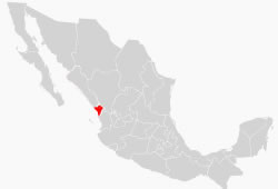 Location of Canatlán
