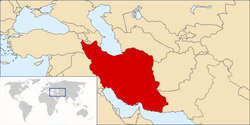 Location of Iran