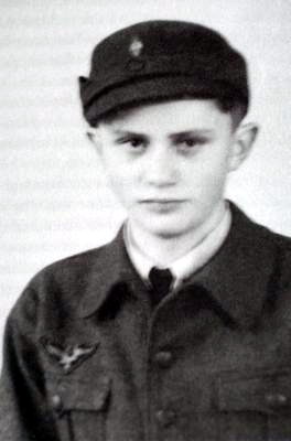 Young Ratzinger in Hitler Jugend uniform
