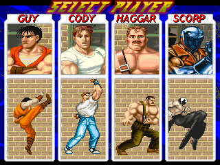 Final fight SNES TAS 2 players Cody & Haggar 