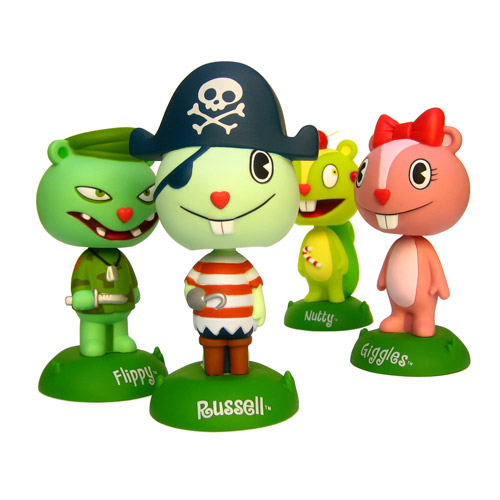The new Happy Tree Friends bobbleheads available in the Online Store.